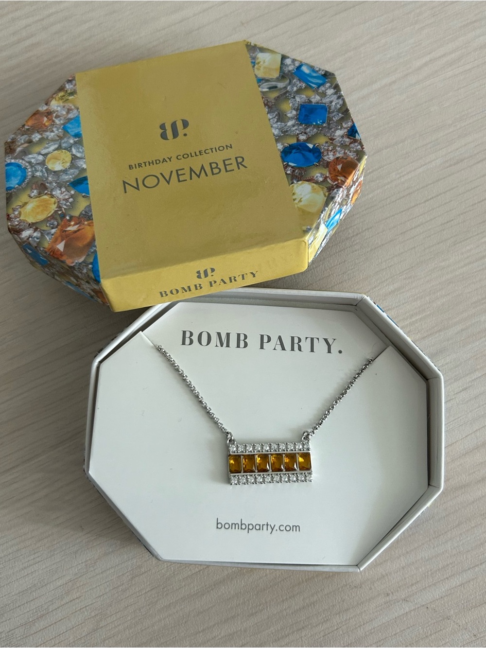 Bomb Party November Necklace